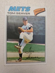 1977 Topps #15 Tom Seaver **Set Break** New York Mets Hofer - Imagen 1 de 2