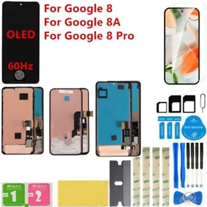 For Google Pixel 8 8A 8 Pro OLED Touch Screen Digitizer Assembly Replacement - Picture 1 of 17