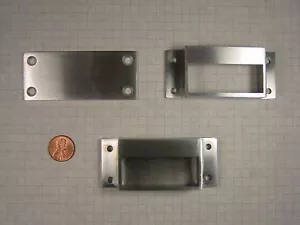TIRÓN DE CAJÓN MORTIZADO WEBER-KNAPP #7752x7751-US26D, CROMO SATINADO, 3/4" DE ESPESOR - Imagen 1 de 4