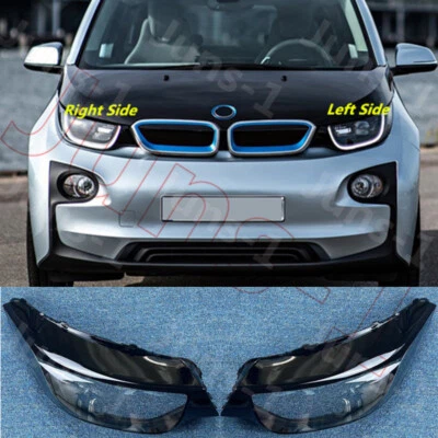 Un par de carcasas de lente de faros delanteros + pegamento de sellado para BMW I3 2014-2021 Foto 1 de 4