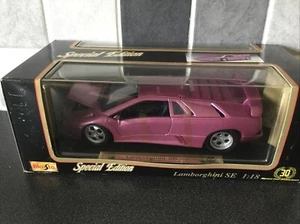MAISTO LAMBORGHINI SE 1994/1995 1:18 Scale, ON PLINTH Special Edition Purple - Picture 1 of 8