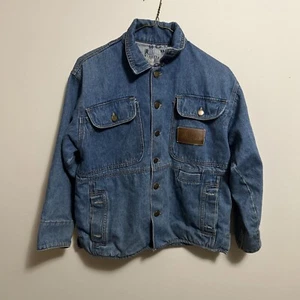 Vintage Worker by Rigolletto Wash Jeans Trucker Jacke Small 80er 90er Grunge - Bild 1 von 6