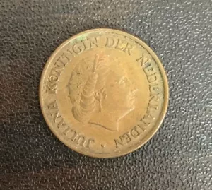1969 Netherlands 5 Cents Bronze Coin - Picture 1 of 2