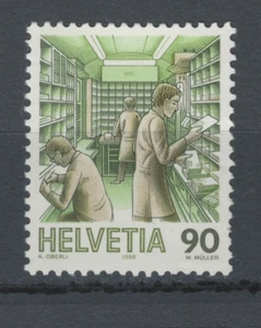 Briefmarke Schweiz Michel-Nr. 1326 Bahnpostwagen 1986 postfrisch - Bild 1 von 2