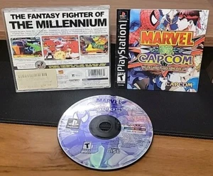 PS1 - Marvel vs. Capcom: Clash of Super Heroes (PlayStation 1) Complete w/ Reg - Picture 1 of 14