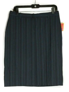 Isaac Mizrahi for Target Black Blue Pin Stripe Pencil Skirt Size 6 NWT - Picture 1 of 4