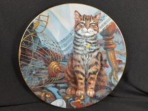 VTG 1984 Schmid Lowell Davis Cat Tales Plate #4 "Flew The Coop" Brand New w/COA - Picture 1 of 10