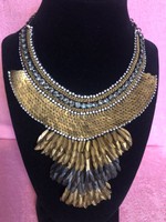 Nice Fashion Women Crystal Necklace Choker Chunky Bib Statement Pendant Chain