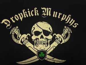 Dropkick Murphy's Black Medium T-Shirt Irish Rock Music Band - Picture 1 of 6