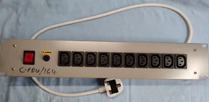 Power Distribution Panel (10 way C13 outlets) (G type 13A moulded plug input) - Picture 1 of 4