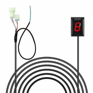 Indicador de engranaje de motocicleta pantalla LED roja para Suzuki GSF1200 GSX750F SV650 VL800 - Imagen 1 de 6