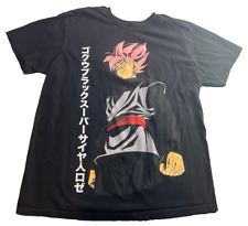 Dragon Ball Super Z Goku Super Saiyan Rose Pink Black T-Shirt DBZ Size XL
