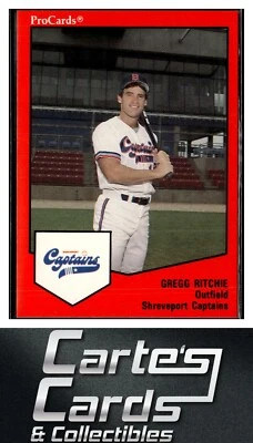 Gregg Ritchie 1989 ProCards Minor League Team Sets #1841  Shreveport Captains - Image 1 of 2