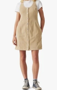 Levi's Tuli Corduroy Women Mini Dress, M 100% Cotton, Pockets, Slim fit Size M - Picture 1 of 12