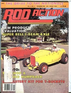 Rod Action Magazine November 1982 Super Bell I-Beam Axle EX w/ML 031317nonjhe - Picture 1 of 1