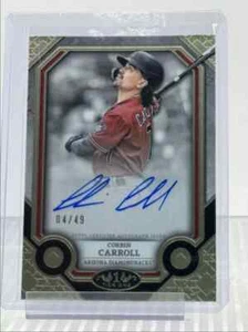 CORBIN CARROLL 2024 TOPPS TIER ONE BASEBALL AUTOGRAPH AUTO 04/49 - Picture 1 of 2