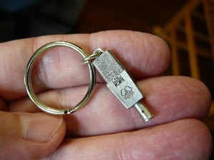 (M-11-D) AKG C414 Microphone PEWTER mic KEY CHAIN ring JEWELRY keychain mics - Picture 1 of 1