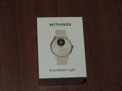 New Sealed - Withings ScanWatch Light - Sleep Monitor Smart Watch - Sand - 37mm - Image 1 of 2