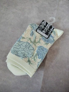 Cray white/bl William Morris Socks Woman 23-25cm US:6-8 EUR:36-38 UK:3-5 Ladies - Picture 1 of 4