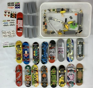 Tech Deck Finger Skateboard Konvolut Sammlung 17 Stück Geoff Rowley Sheckler Set - Bild 1 von 9