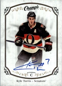 2015-16 Upper Deck Champ's Autographs #66 Kyle Turris - Picture 1 of 2