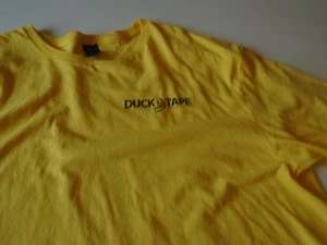 Duct Tape Duck T Shirt adult xl yellow avon heritage festival duck brand - Picture 1 of 7