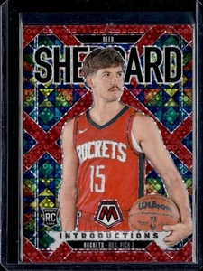 2024-25 Mosaic Introductions Reed Sheppard #PM-SHP Red Disco RC Prizm 33/99 - Foto 1 di 2