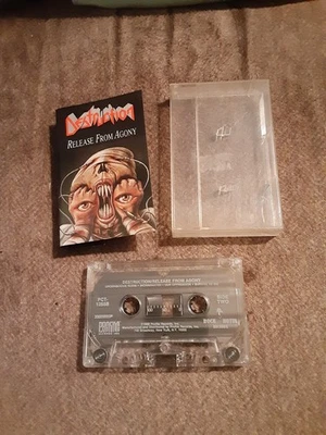 Destruction Release From Agony cassette 1988 Profile Records Rare - Imagem 1 de 4