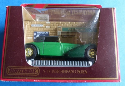 1985 Matchbox Modell Y 17 1938 Hispano Suiza Models of Yesterday 1:48 grün - Bild 1 von 3
