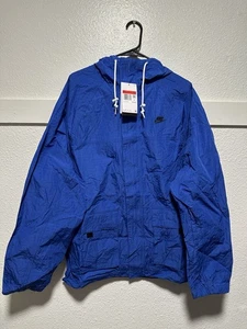 Nike Club Bandon Jacket Windbreaker Royal Blue Men’s Size Large FN3108-480 - Picture 1 of 5