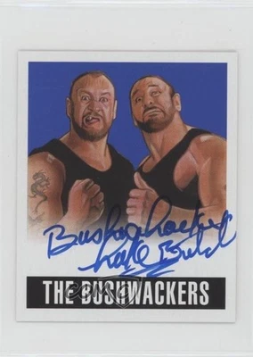 Leaf Originals Wrestling Blue 2014/25 Bushwhackers #BW1 automático Foto 1 de 2