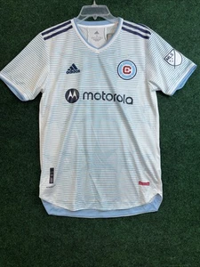 Chicago Fire MLS Adidas Aeroready Jersey Size Small Custom Made ( Martinez) - Picture 1 of 9