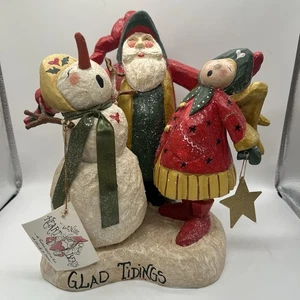 House Of Hatten Denise Calla Heart Beats 1998 Good Tidings Santa Engel Schneemann - Bild 1 von 17