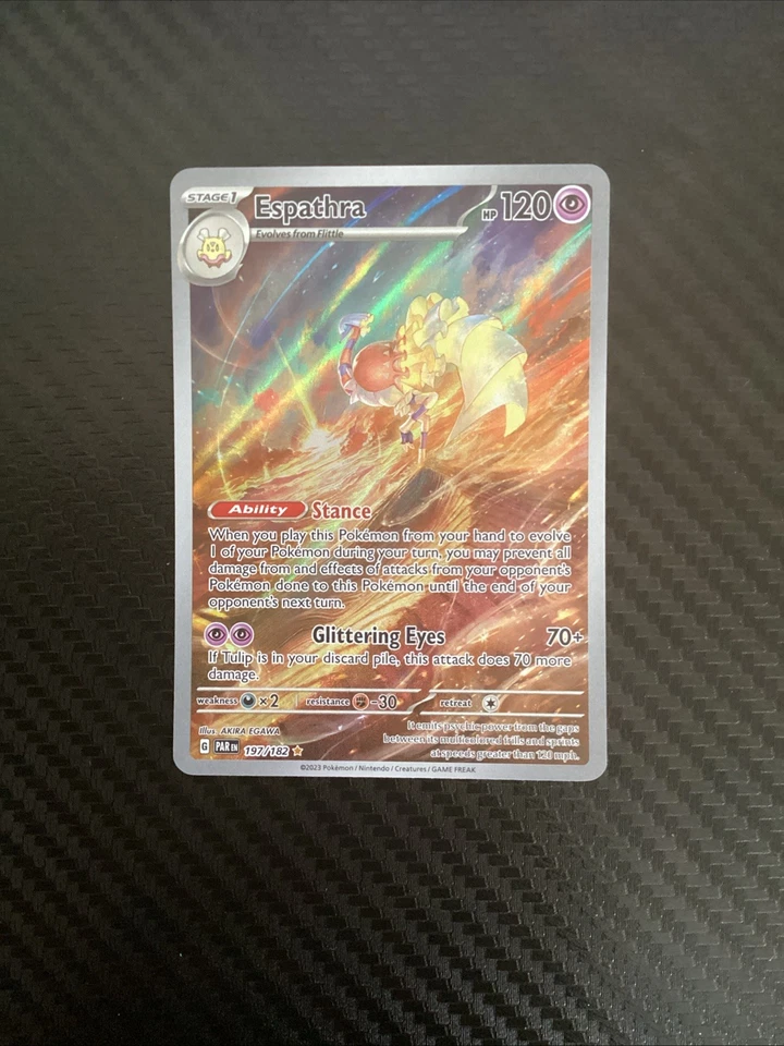 Espathra Illustration Rare SV04: Paradox Rift 197/182 NM - Image 1 of 1