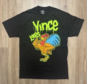 Vintage WWE Vince Likes Rooster D-Generation X DX T-Shirt Size L - Picture 1 of 6