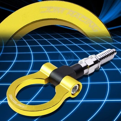 Kit de gancho de reboque dianteiro/traseiro de alumínio dourado 7" para 1997-2006 BMW 3/5/7 Series Z3/Z4 - Imagem 1 de 4