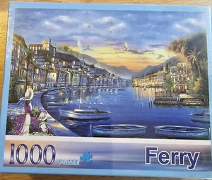 Puzzle 1000 Pc Ferry 27.5”x 20” Complete Never Opened Age 14+ - Picture 1 of 6