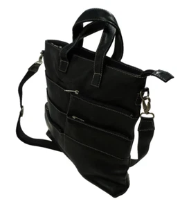 Bolso de mano Latico de cuero genuino con múltiples bolsillos con cremallera bandolera asa superior - Imagen 1 de 18