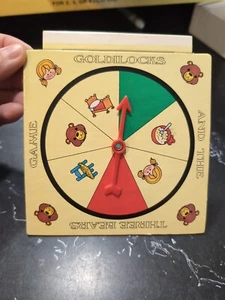 Goldilocks and the Three Bears Board Game 1973 Spinner Accessory Parts Pieces 5" - Picture 1 of 2