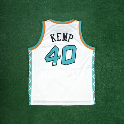 Shawn Kemp signed 1996 NBA All Star West Adidas Soul Swingman Jersey JSA - Image 1 of 4