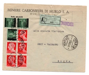 Cent. 20 "Rom" vier Exemplare auf Umschlag - Bild 1 von 1