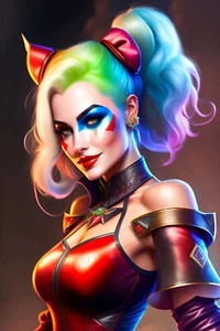HARLEY QUINN 13 x 19 - Fine Art Print -Only 6 signed & numbered prints made - Picture 1 of 2