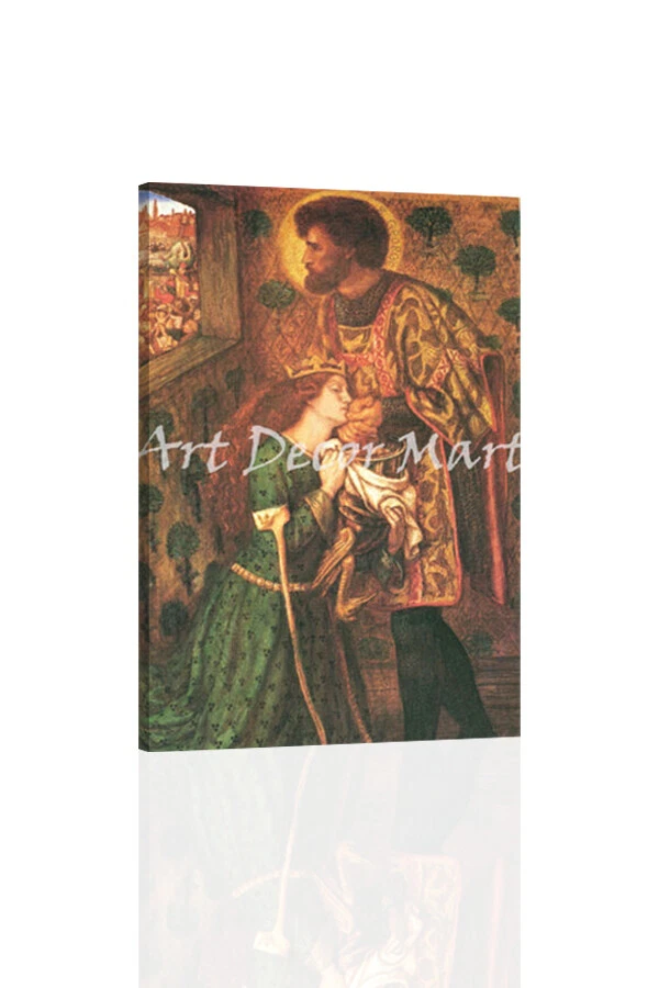 Saint George And The Princess - - CANVAS OR PRINT WALL ART - Image 1 of 2