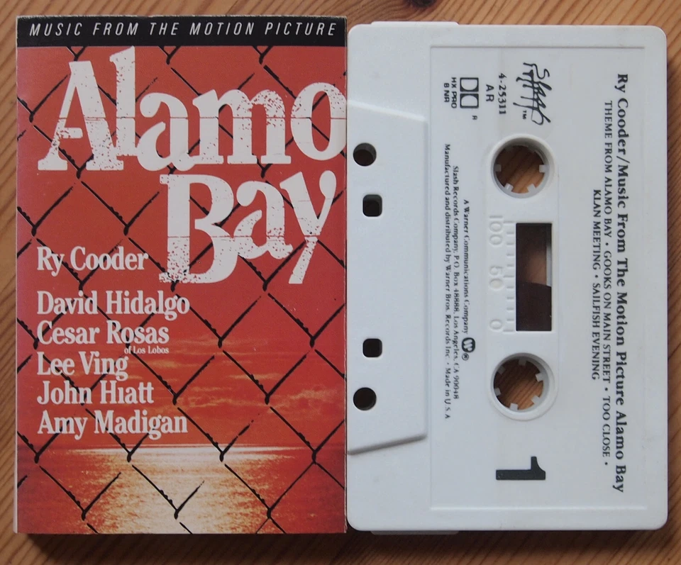 RY COODER - ALAMO BAY (SLASH 9253114) 1985 USA CASSETTE TAPE SOUNDTRACK BLUES - Image 1 of 3