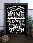 Kitchen Wine  Wooden Sign Plaque Country Farmhouse,home Decor