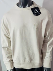 Pullover Armani Exchange AX para hombre con logotipo cosido colección Soho - Imagen 1 de 6