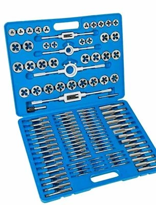 FILIERA 110 PEZZI SET FILIERE PER FILETTATURA KIT COMPLETO DI MASCHI - Immagine 1 di 4