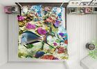 3D Cute Fish N1561 Animal Bed Pillowcases Quilt Duvet Cover Queen King Fay