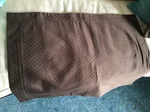 Restoration Hardware Diamond Matelasse Chocolate Brown Standard Sham - Picture 1 of 10