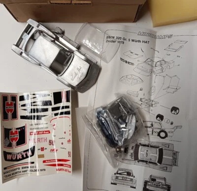 Minichamps BMW 320 Gr. 51978 'Wurth Hat Team' with box and papers - Image 1 of 3